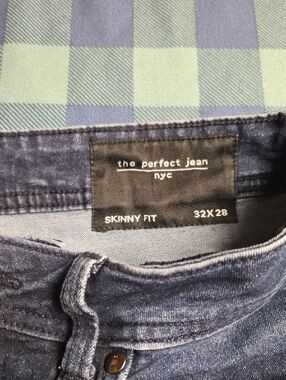 The Perfect Jean NYC Men's Skinny Fit Jeans - Dark Blue
